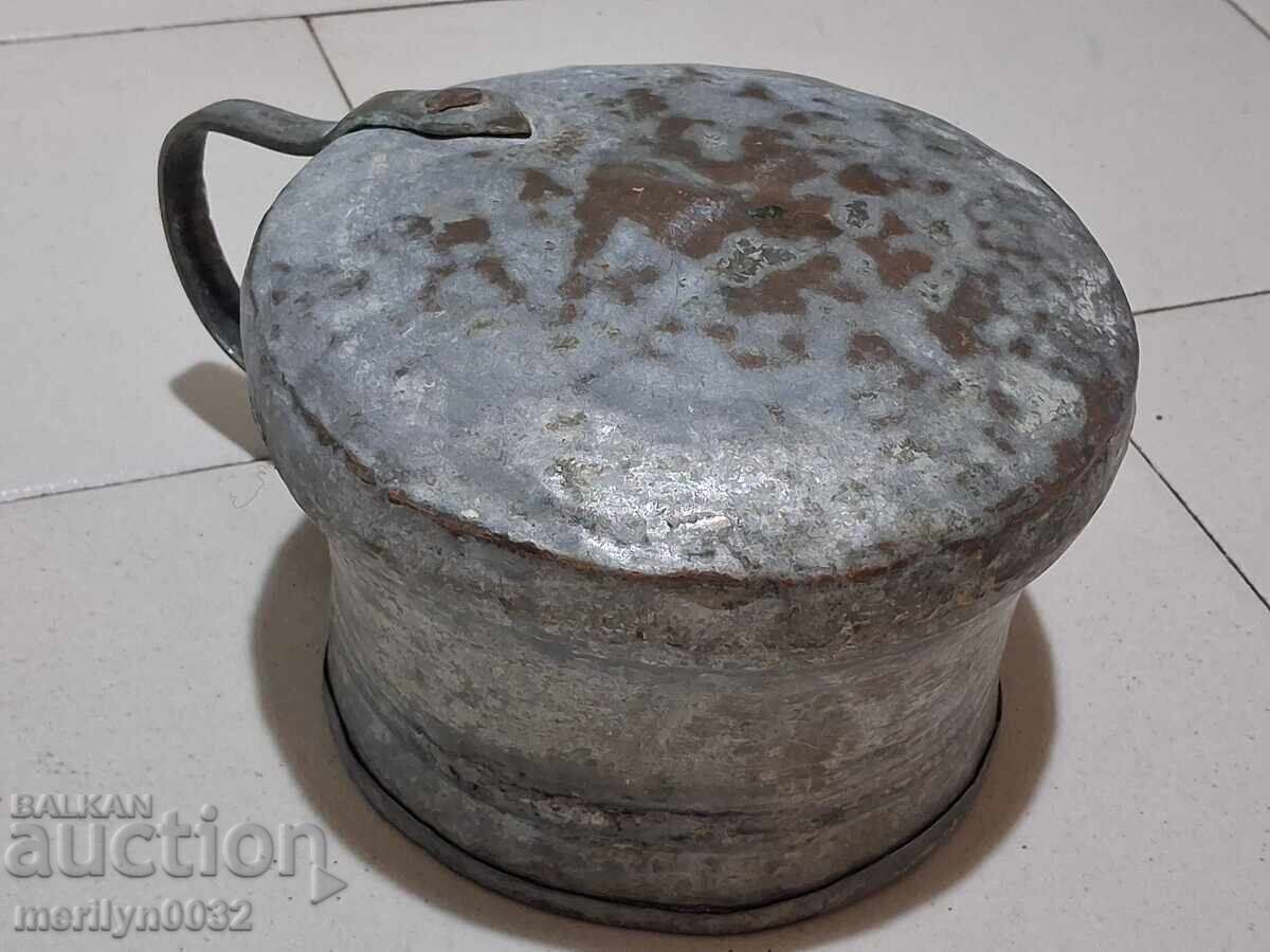 Παλιά καλαϊδισμένα σκεύη, καζάνι, χάλκινο, λέβητας, κατσαρόλα, - 6