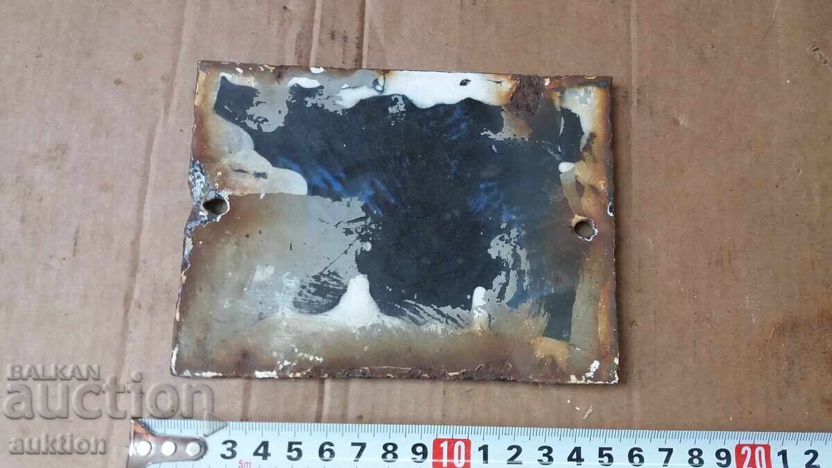 Enamelled Metal Sign - 6