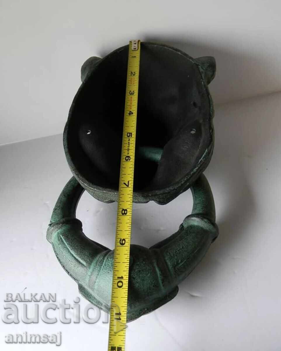 Δημοπρασία 2 τεμάχια κεφαλές λιονταριών, χτυπητήρια για πόρτα Δημοπρασία 2 τεμάχια κεφαλές λιονταριών, χτυπητήρια για πόρτα