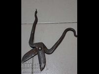 Foarfece din tablă forjată veche cuțit foarfece din fier forjat