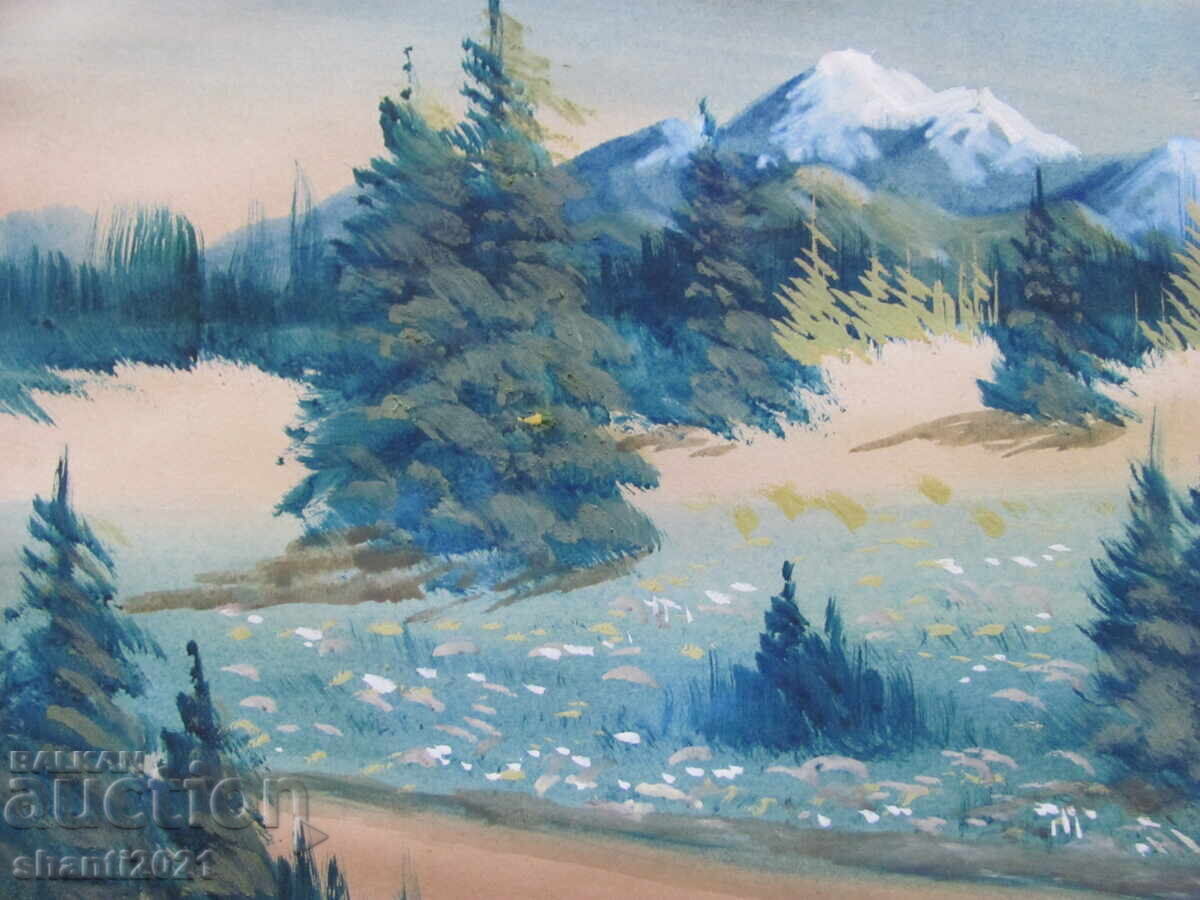 Painting mixed media, Ivan Botusharov, signed 40x30 cm - 6