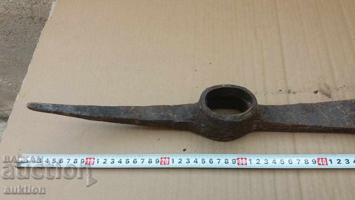 OLD MASSIVE PICKAXE, TOOL - 7