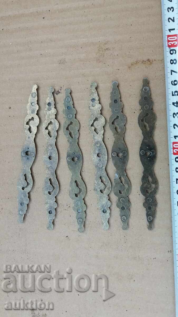 LOT OF 6 BRONZE APPLICATIONS - 6 LOT OF 6 BRONZE APPLICATIONS - 6