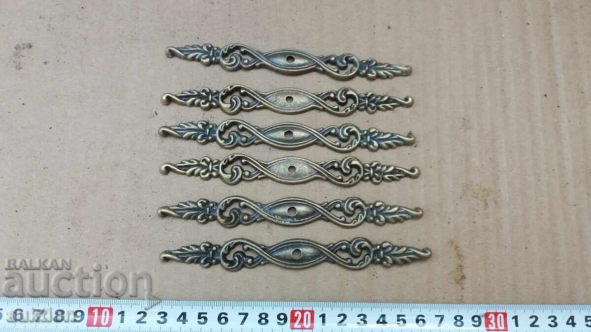 LOT OF 6 BRONZE APPLICATIONS LOT OF 6 BRONZE APPLICATIONS