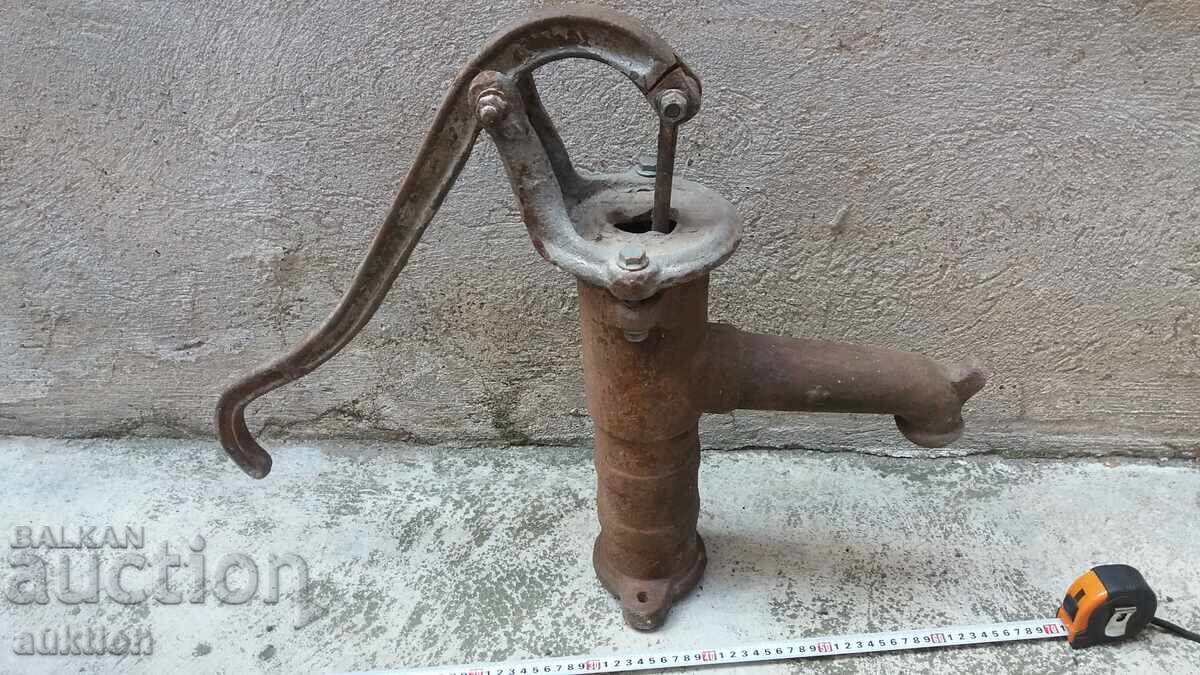 POMPĂ DE GRĂDINĂ MASIVĂ MANUALĂ - FONTĂ, SOC - 5