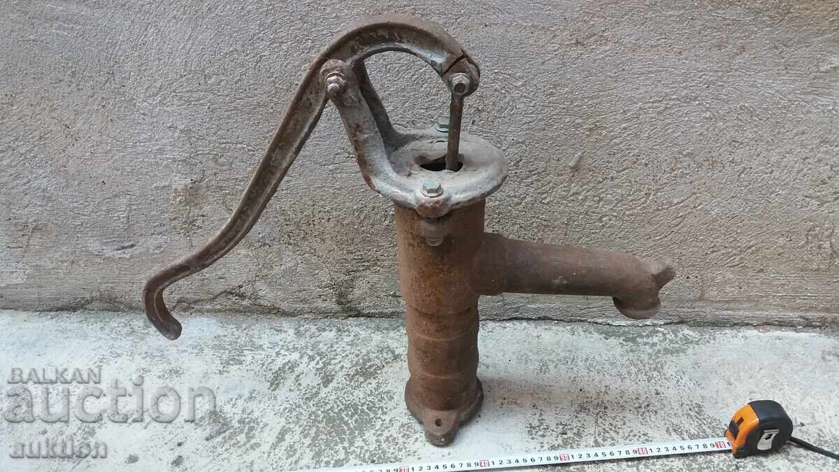 POMPĂ DE GRĂDINĂ MASIVĂ MANUALĂ - FONTĂ, SOC - 6