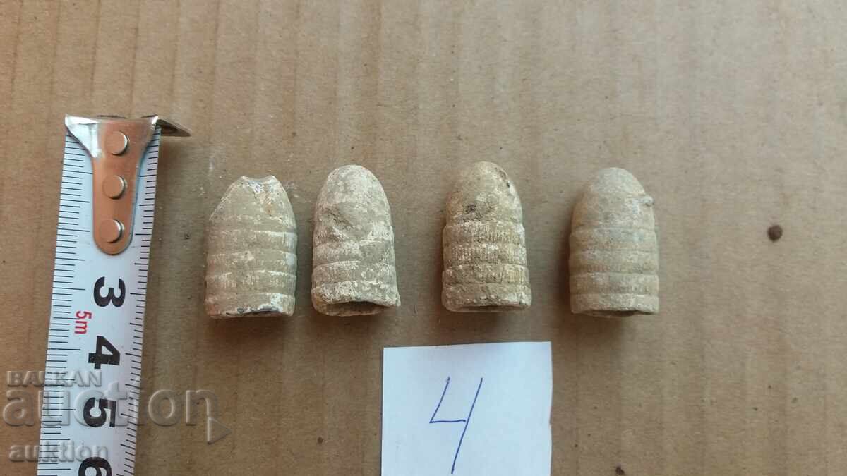 LOT DE 4 CARTUȘE DE CRÂNCĂ - PLUMB - 5 LOT DE 4 CARTUȘE DE CRÂNCĂ - PLUMB - 5