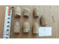 LOT DE 7 CARTUȘE DE CRÂNCĂ - PLUMB