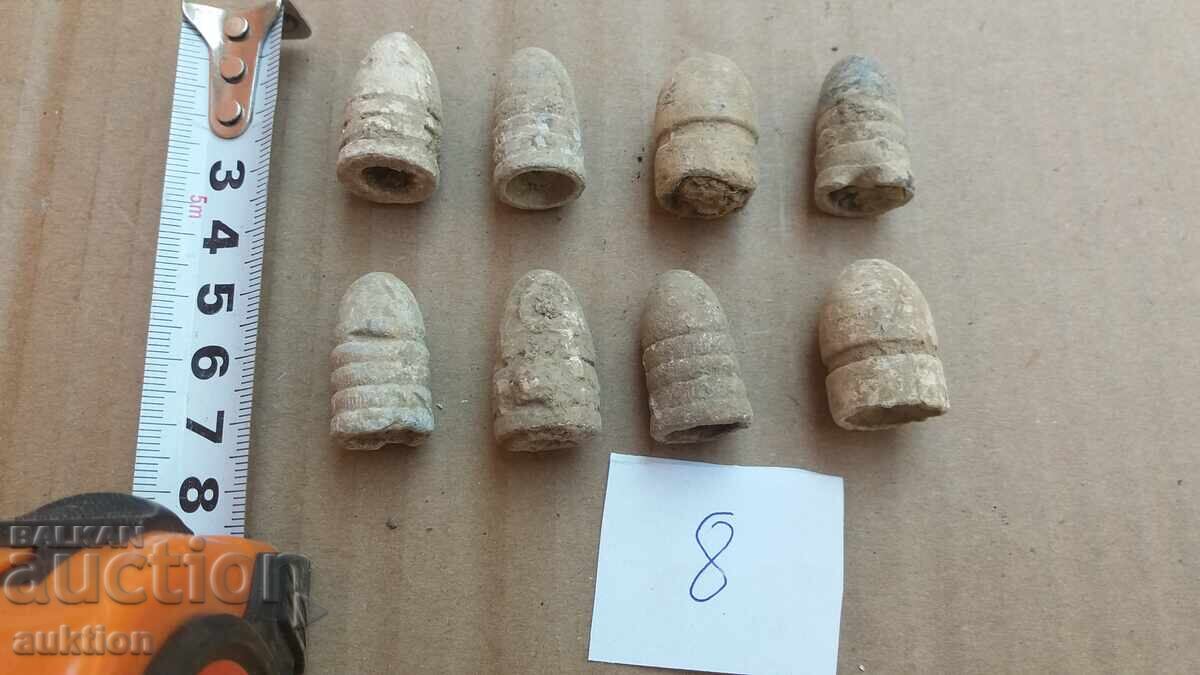 Доставка на ЛОТ ОТ 8 ПАТРОНА ОТ КРЪНКА - ОЛОВО