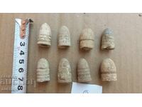 LOT DE 8 CARTUȘE DE KRINKA - PLUMB