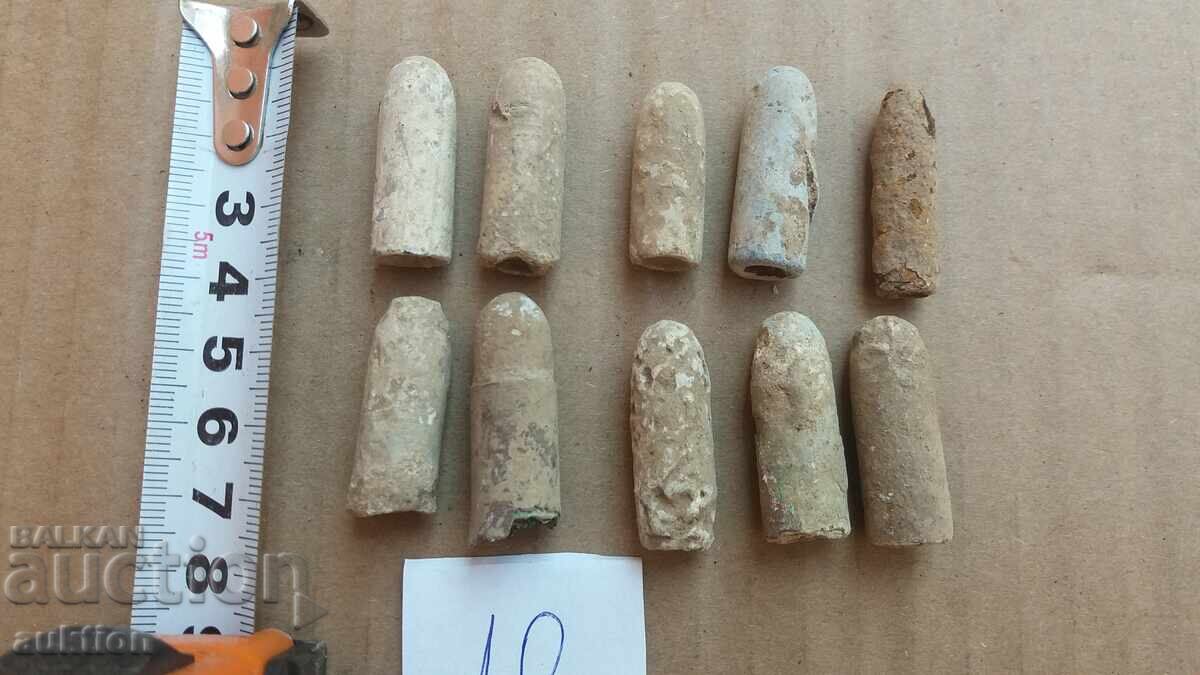 Доставка на ЛОТ ОТ 10 ПАТРОНА ОТ КРЪНКА - ОЛОВО