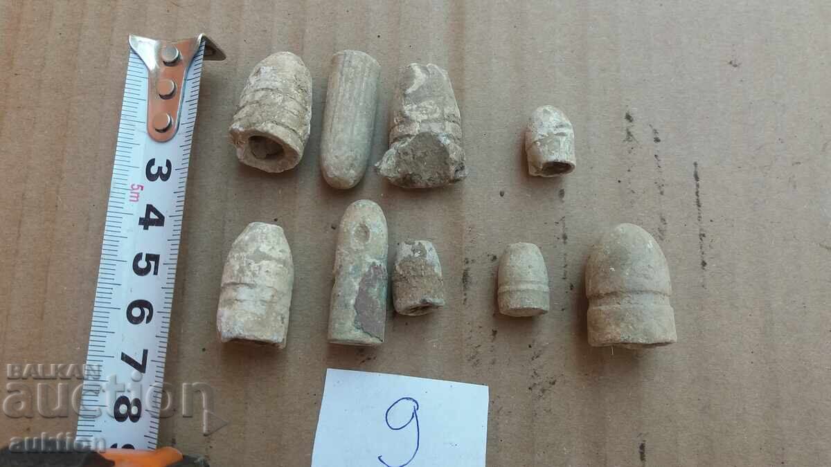 Delivery of LOT OF 9 BULLETS FROM KRINKA - LEAD