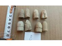 LOT DE 8 CARTUȘE DE KRINKA - PLUMB