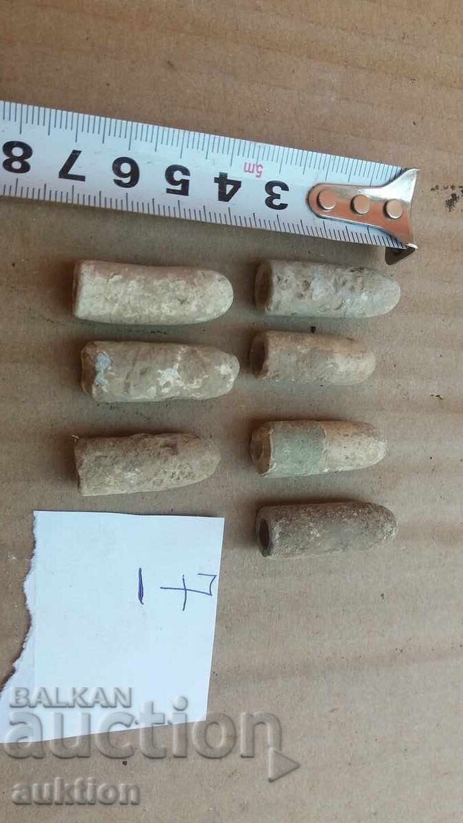 Auction  LOT OF 7 BULLETS FROM KRINKA - LEAD