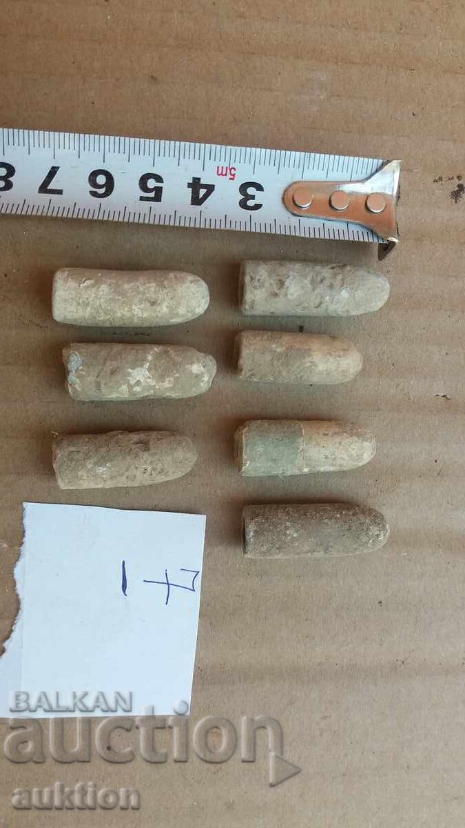 LOT OF 7 BULLETS FROM KRINKA - LEAD