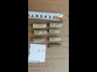 LOT DE 7 CARTUȘE DE CRÂNCĂ - PLUMB