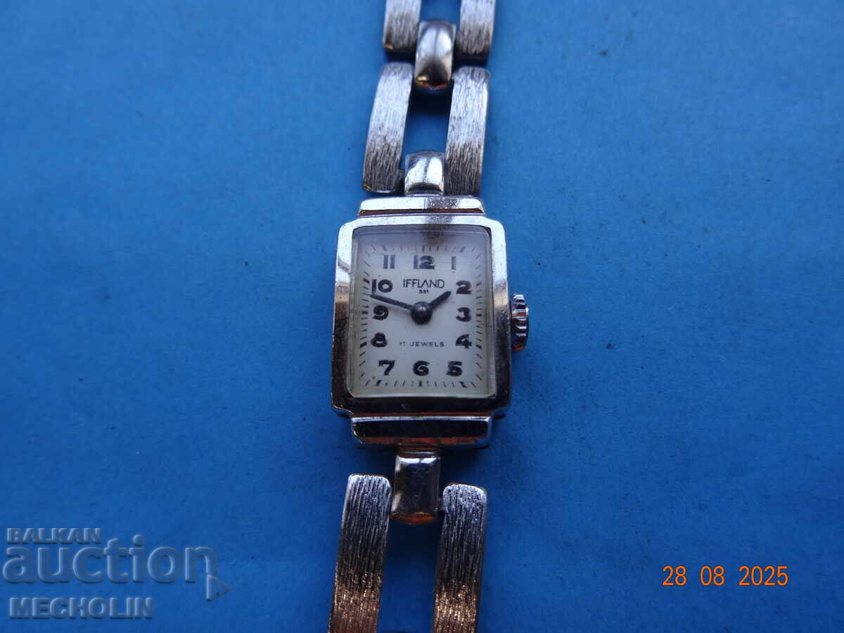 ШВЕЙЦАРСКИ ЧАСОВНИК IFFLAND 531 11 К с цена 25.00 лв. | € 12.78 ШВЕЙЦАРСКИ ЧАСОВНИК IFFLAND 531 11 К с цена 25.00 лв. | € 12.78