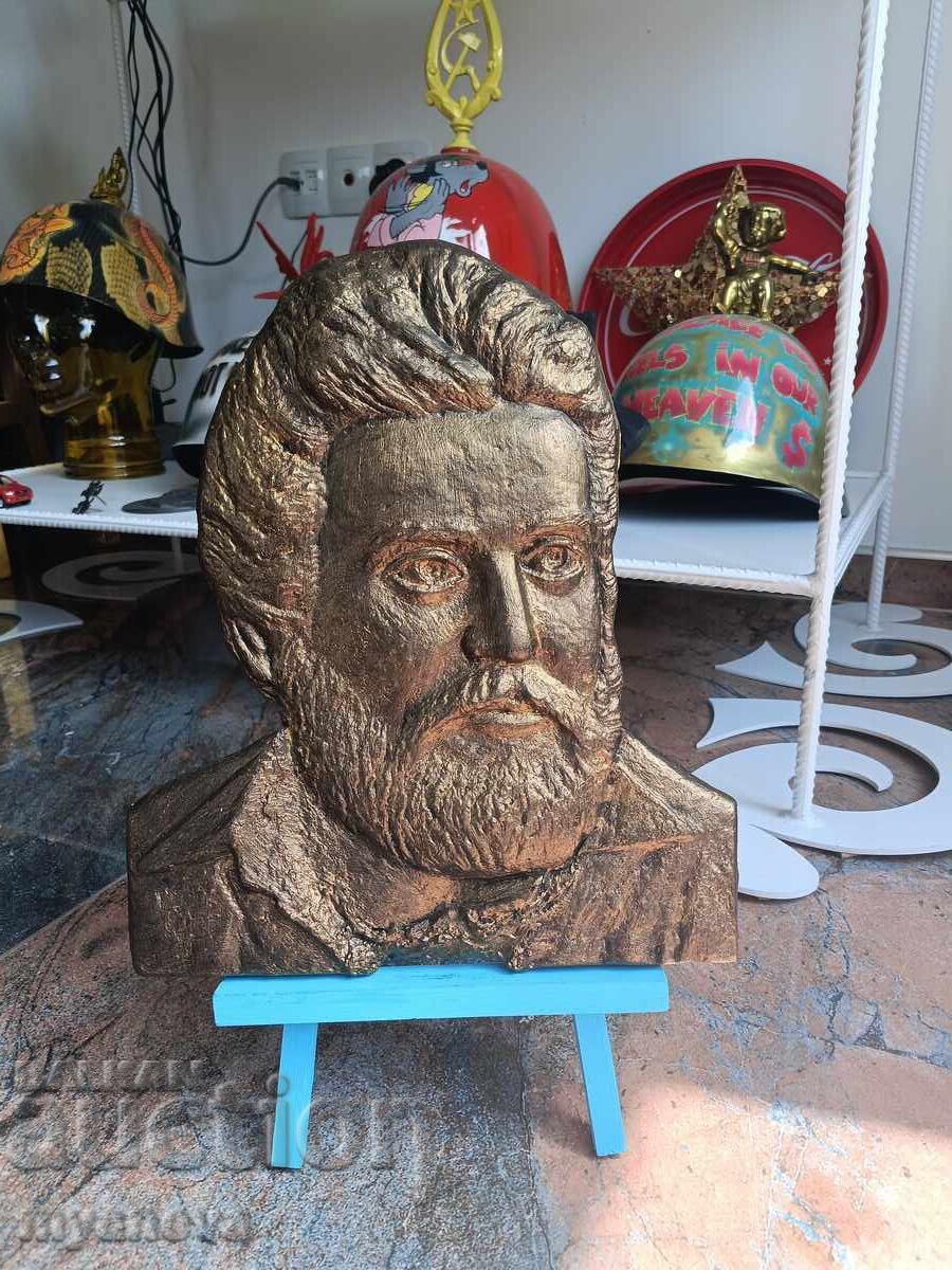 Delivery of Botev, sculptural bas-relief by Yordan Krachmarov