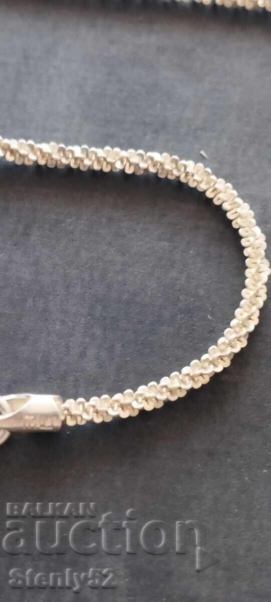 Аукцион Сребърен синджир 5 гр нов.Проба 925.