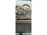 Сребърен синджир 5 гр нов.Проба 925.