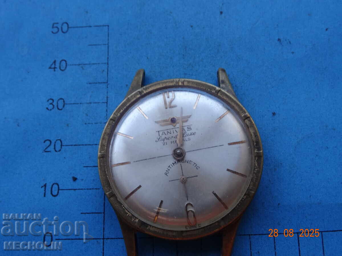 CEAS DE COLECȚIE ELVEȚIAN TANIVAS cu preț 20.00 BGN | € 10.23 CEAS DE COLECȚIE ELVEȚIAN TANIVAS cu preț 20.00 BGN | € 10.23