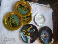 Lot of decorative plates, BZC