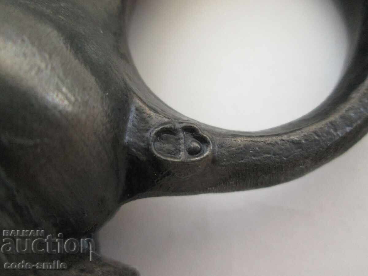 Delivery of Old Russian Figural Candlestick Mythical Creature Figurine