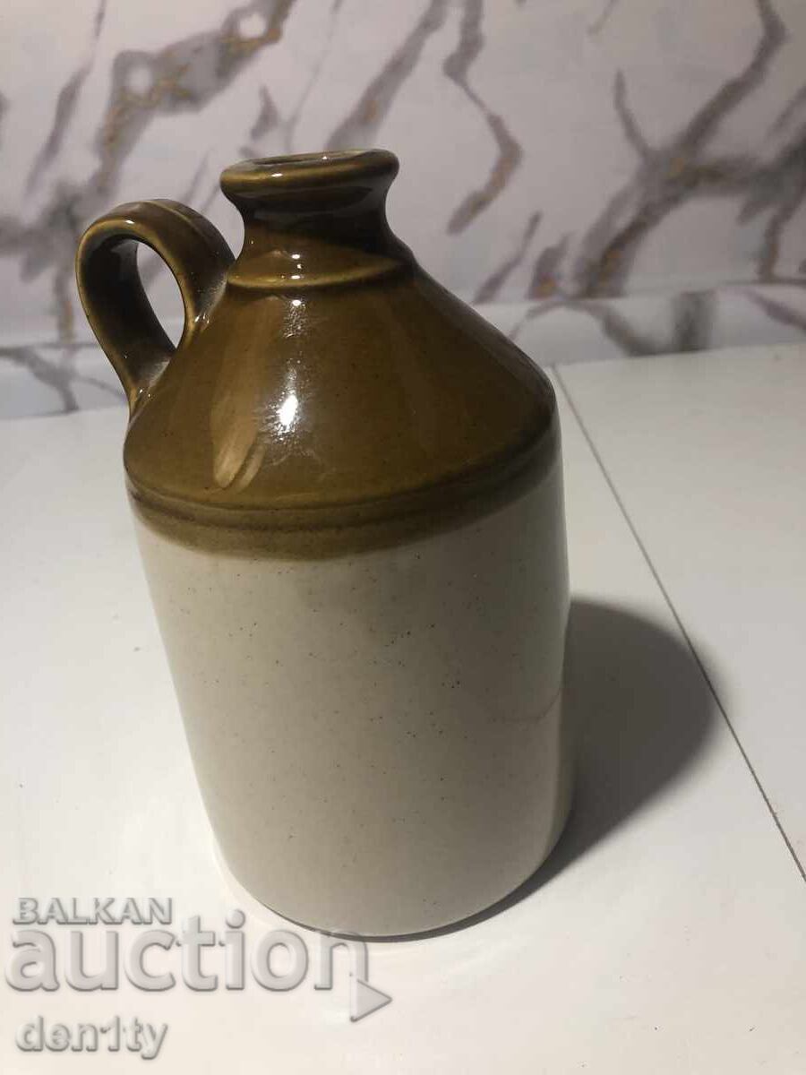Аукцион английска керамична кана за алкохол cider
