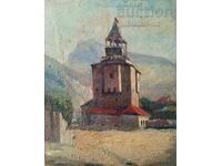 Εικόνα, ο πύργος των Meshchii στη Βράτσα, δεκαετία του 1970.