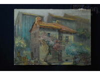 Tablou "Primăvară", pictor Kostadin Stanoev (Kosta), 1993