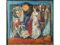 Εικόνα "Αντίκες μοτίβα", τέχνη. Κ. Kalchev, δεκαετία του 1970.