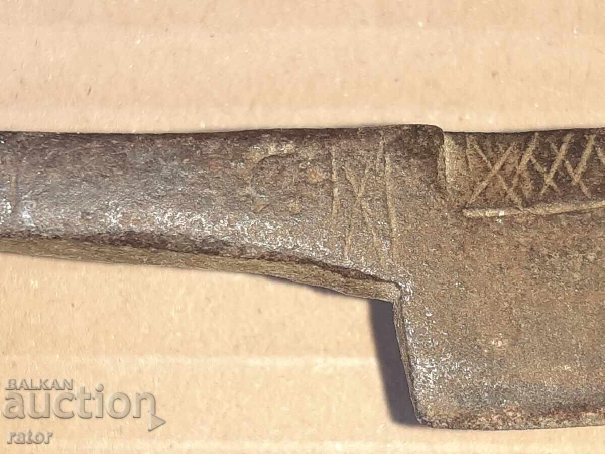 Παλαιό χειροποίητο ρουκάνι, πλάνη, εργαλείο, Σήμα του μάστορα - 5 Παλαιό χειροποίητο ρουκάνι, πλάνη, εργαλείο, Σήμα του μάστορα - 5