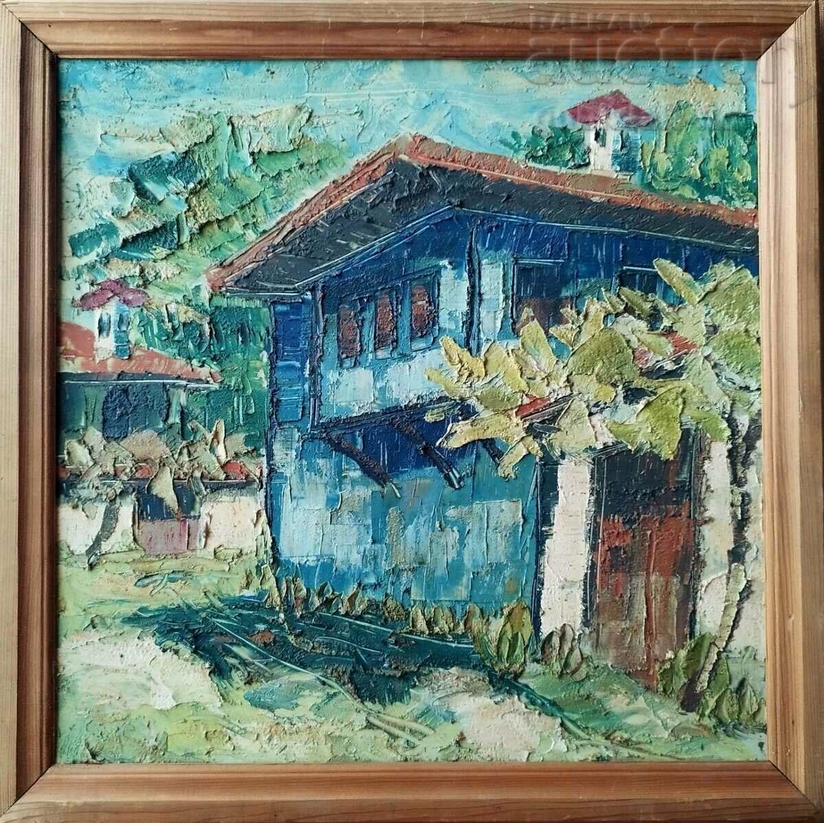 Picture "Old house in Karlovo", 1993, art. D. Patchov