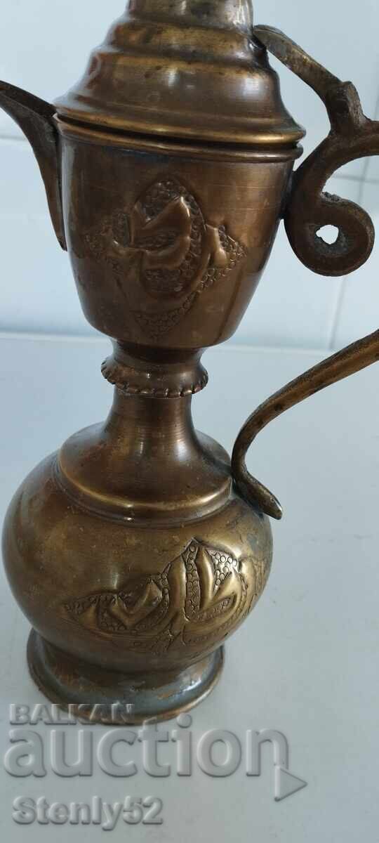 Old brass Ottoman ibrik, coffeepot - 300 ml with price € 15.00 | 29.34 BGN Old brass Ottoman ibrik, coffeepot - 300 ml with price € 15.00 | 29.34 BGN
