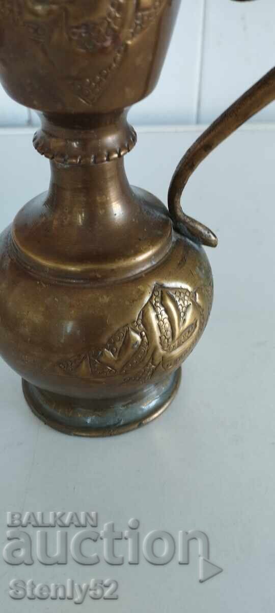 Auction Old brass Ottoman ibrik, coffeepot - 300 ml Auction Old brass Ottoman ibrik, coffeepot - 300 ml