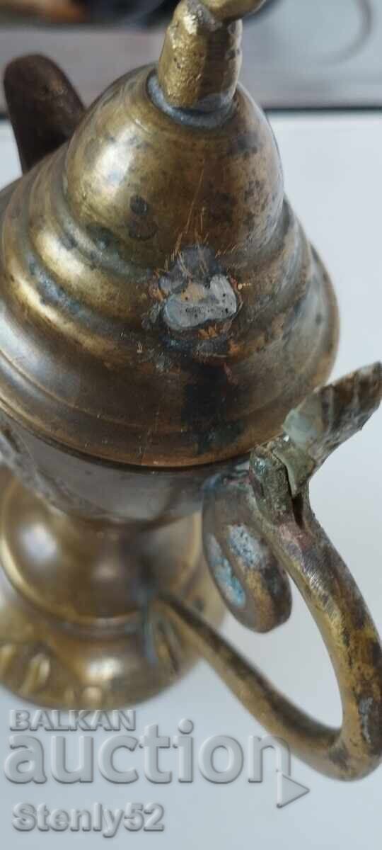 Delivery of Old brass Ottoman ibrik, coffeepot - 300 ml Delivery of Old brass Ottoman ibrik, coffeepot - 300 ml