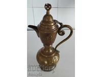 Vechi ibric otoman din alamă, cafetieră - 300 ml