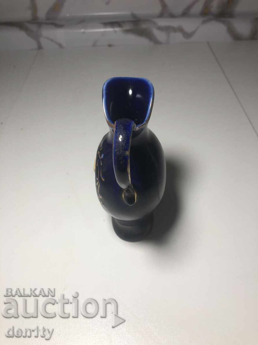 кобалтово синя малка кана с камея с цена 15.00 лв. | € 7.67