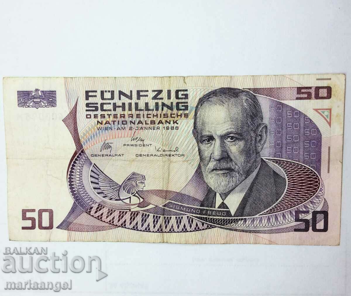 50 Shillings 1986 Vienna Austria