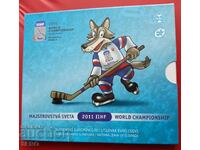 Σλοβακία - ΣΕΤ 2011 - από 8 ευρώνομισματα και μετάλλιο - Παγκόσμιο Πρωτάθλημα Χόκεϊ