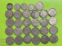 Lot of old Bulgarian coins from 1940 (50 leva, 20 leva)