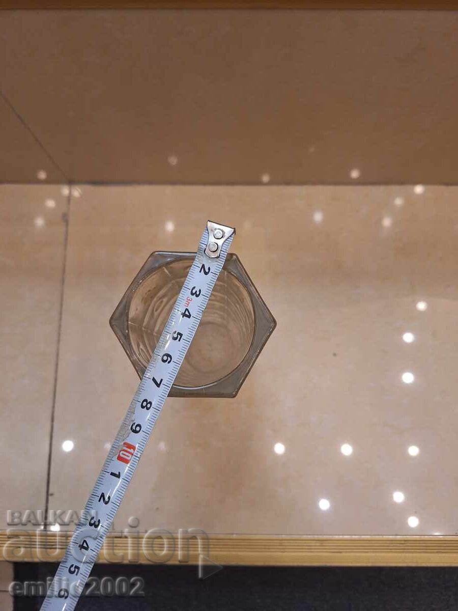 Auction  Glass vase retro social