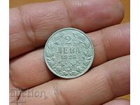 1 BGN 1925 with line