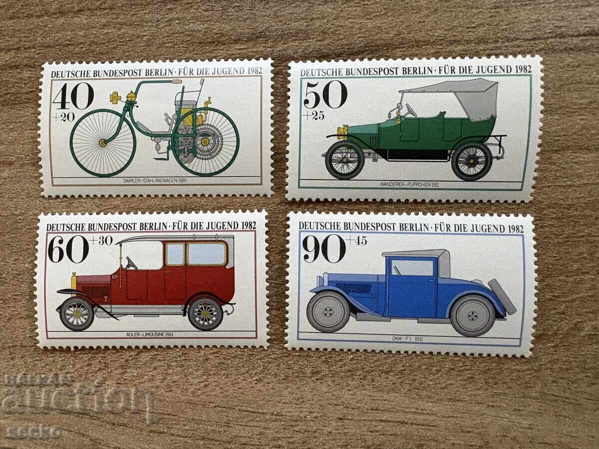 Berlin - Old Motorcycles and Cars (1982) MNH