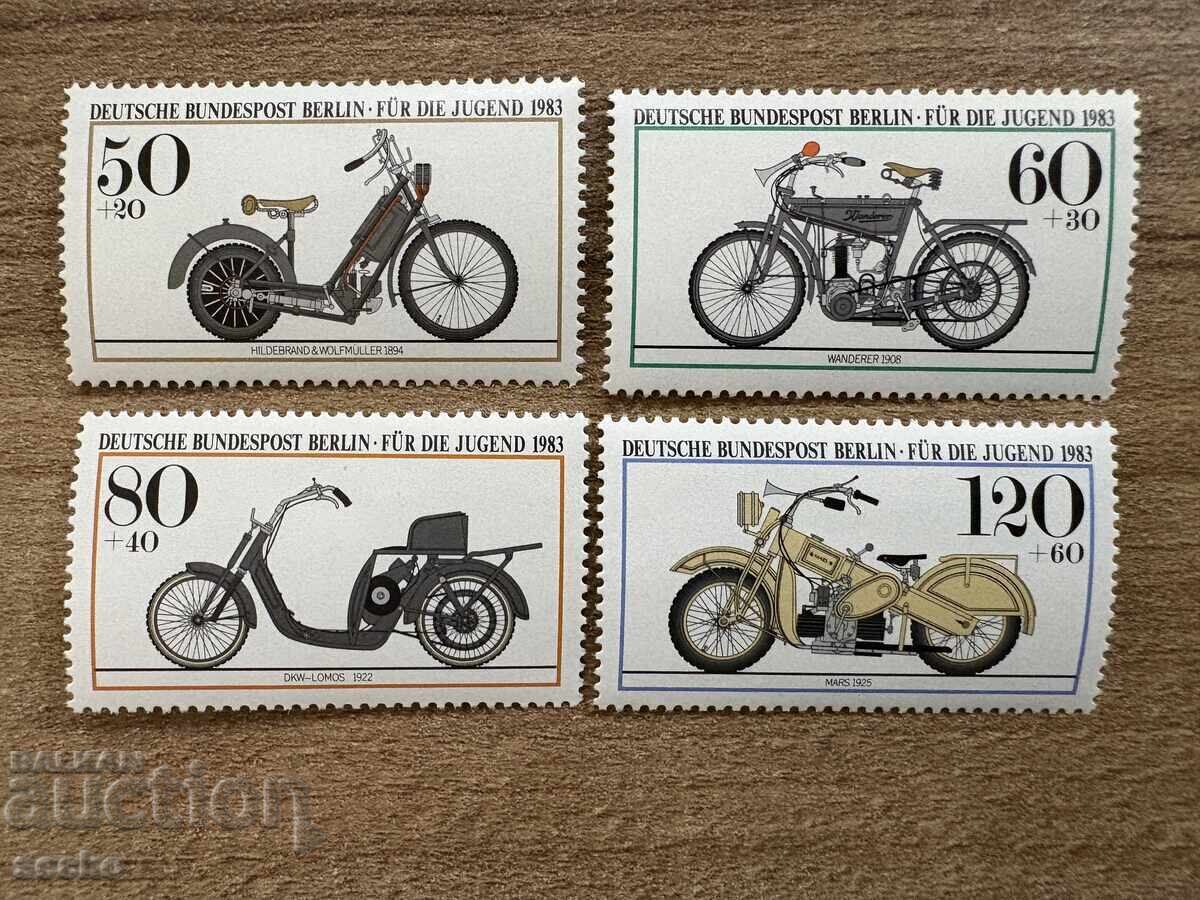 Берлин - Благосъстояние на младежта - Мотоциклети (1983) MNH Берлин - Благосъстояние на младежта - Мотоциклети (1983) MNH