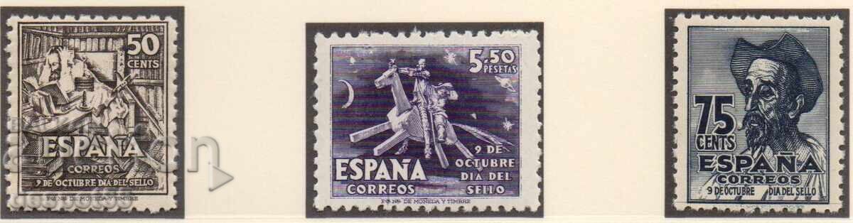 1947. Spania. Ziua Timbrului Poștal