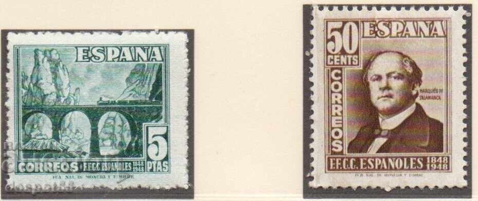 1948. Испания. Ден на пощенската марка. 1948. Испания. Ден на пощенската марка.