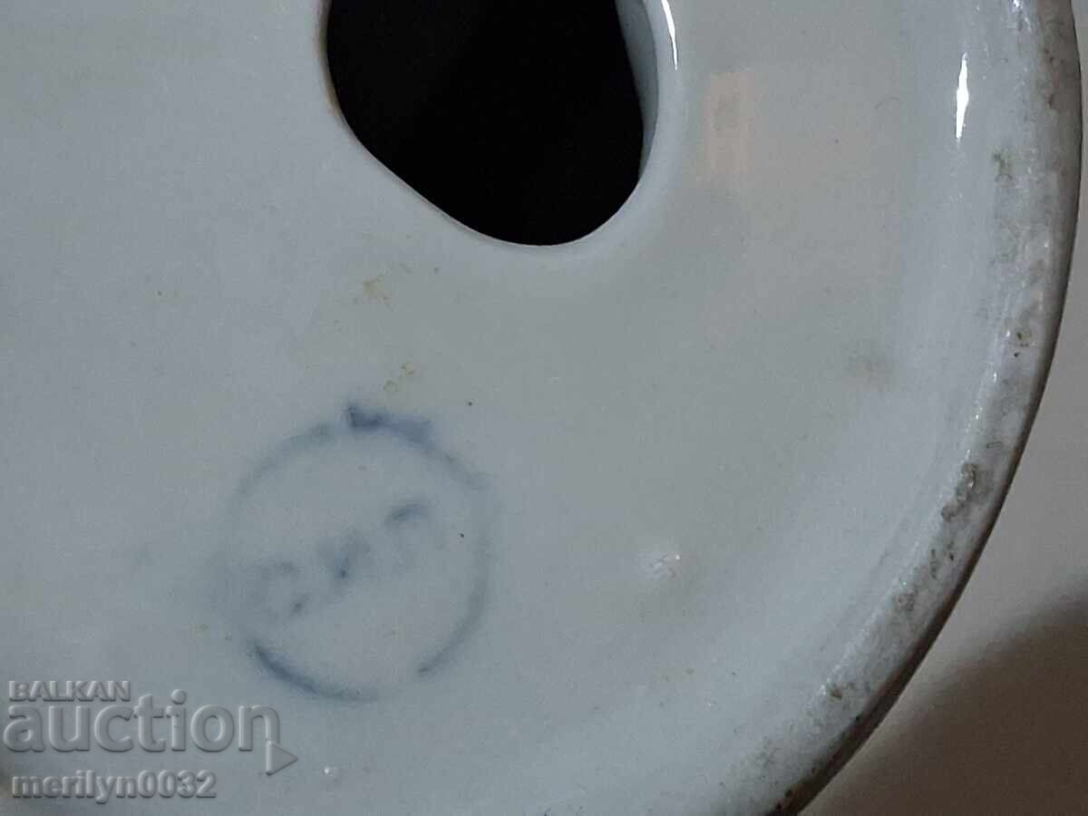 Auction  Bulgarian porcelain squirrel figurine, porcelain statuette