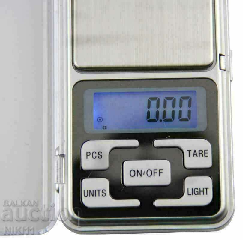 Delivery of Electronic scale with accuracy up to 200 g. Digital pocket scale