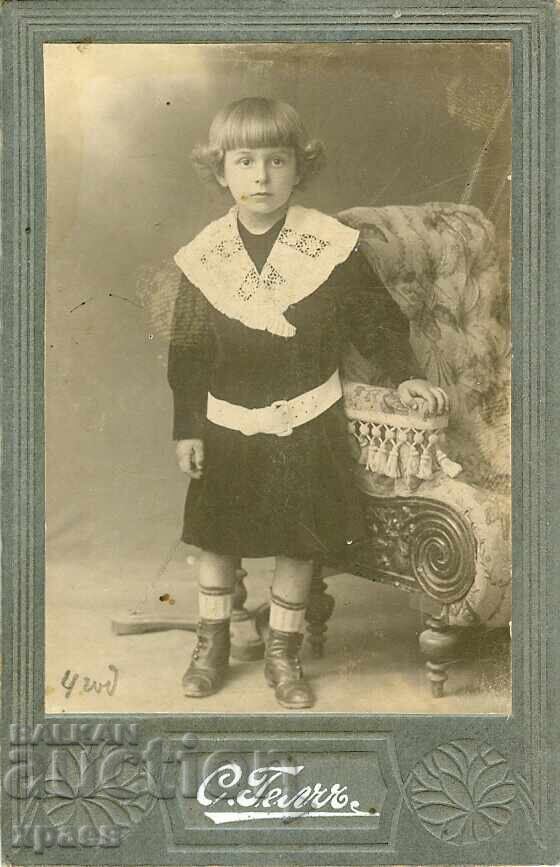 OLD PHOTOGRAPH - CARDBOARD - GELCH – RUSE - M0498